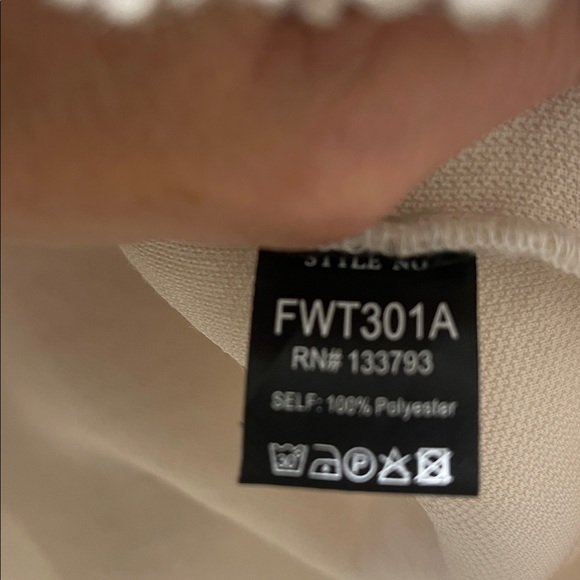 POL ivory Sherpa and Denim Half Zip Pullover Pearl Button Detail patchwork - Picture 7 of 8